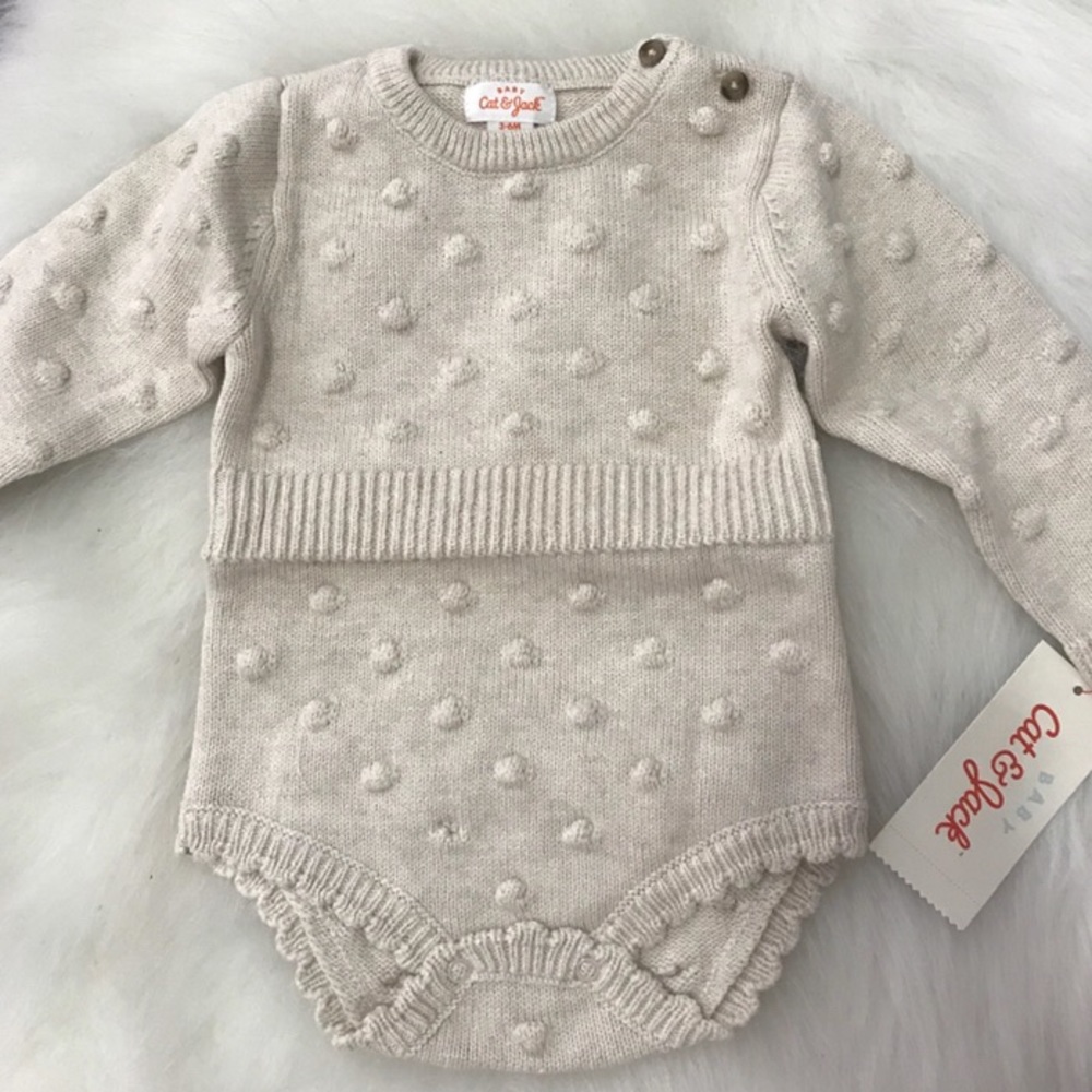 Cat & Jack sweater romper